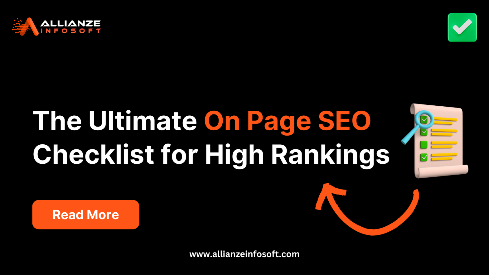 The Ultimate On Page SEO Checklist for High Rankings in 2023 -Featured Image